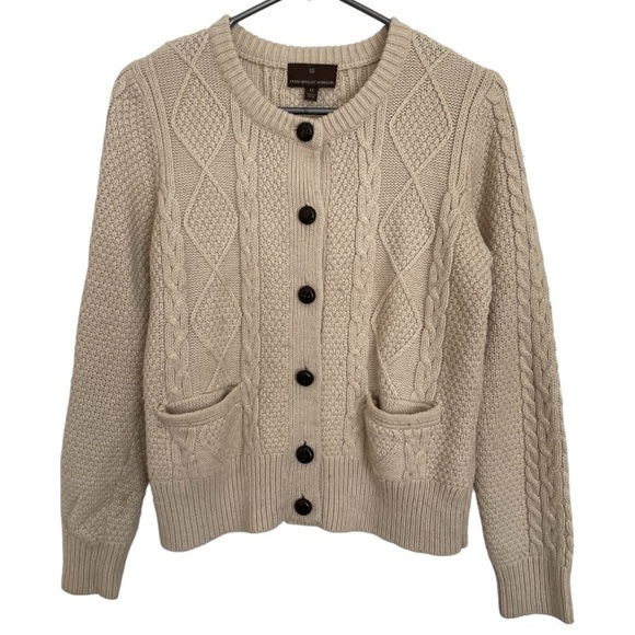 Fenn Wright Manson Knitted Button Front Sweater Cardigan size M - Picture 2 of 6